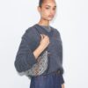 T Monogram Romy Half Moon Bag