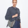T Monogram Romy Half Moon Bag
