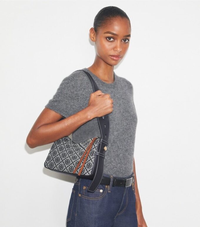 T Monogram Small Romy Shoulder Bag T Monogram Small Romy Shoulder Bag