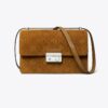 T Monogram Suede Shoulder Bag T Monogram Suede Shoulder Bag