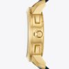 T Monogram Tory Watch, Leather/Gold-Tone Stainless Steel T Monogram Tory Watch, Leather/Gold-Tone Stainless Steel