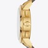 T Monogram Tory Watch, Navy/Gold-Tone Stainless Steel, 37 X 37 Mm