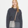 T Monogram Utility Bucket Bag