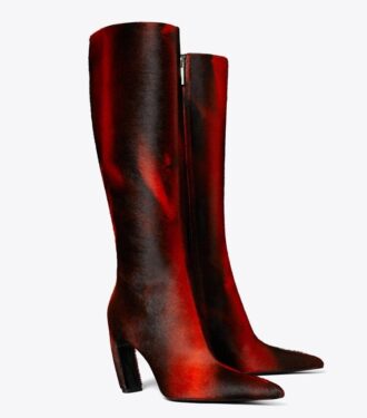 Tall Printed Calf Hair Boot