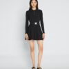 Tech Knit Long-Sleeve Mini Polo Dress Tech Knit Long-Sleeve Mini Polo Dress