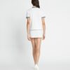 Tech Piqué Logo Stripe Tennis Skirt