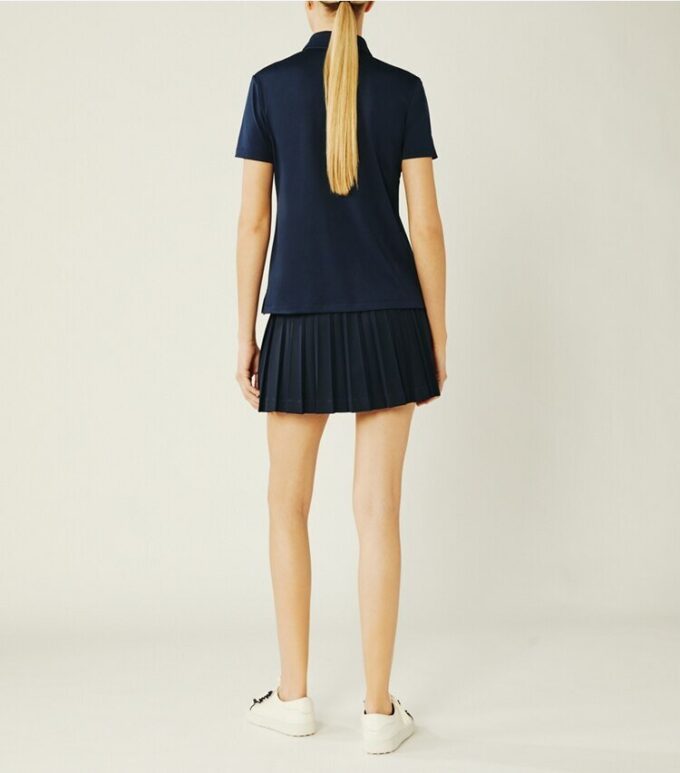 Tech Piqué Ruffle Polo