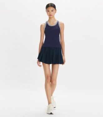 Terry Jacquard Mini Tennis Skirt