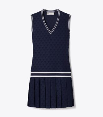 Terry Jacquard Tennis Dress