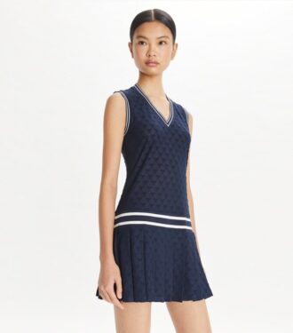 Terry Jacquard Tennis Dress