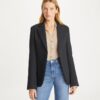 Textured Crepe Blazer