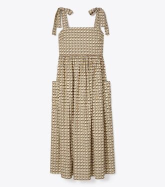 Tie-Shoulder Beach Dress