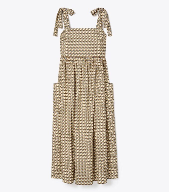 Tie-Shoulder Beach Dress