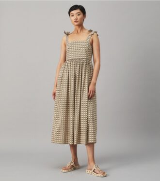 Tie-Shoulder Beach Dress