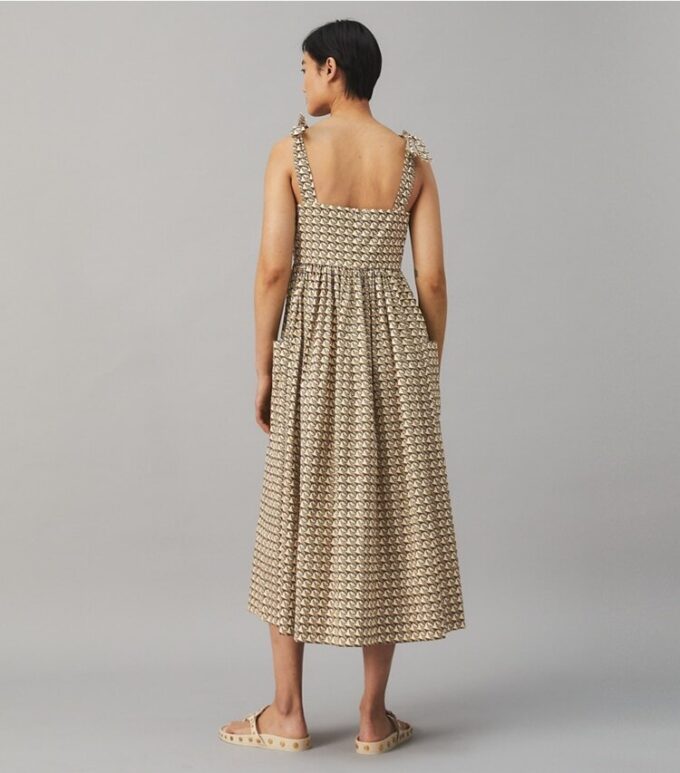 Tie-Shoulder Beach Dress