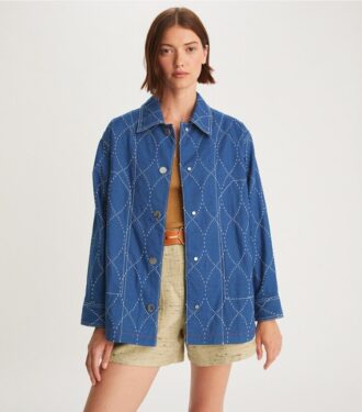 Topstitch Denim Jacket
