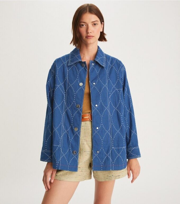 Topstitch Denim Jacket