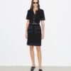 Topstitch Wool Camp Dress