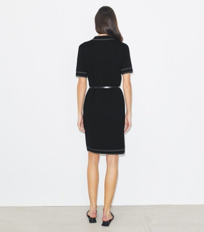 Topstitch Wool Camp Dress