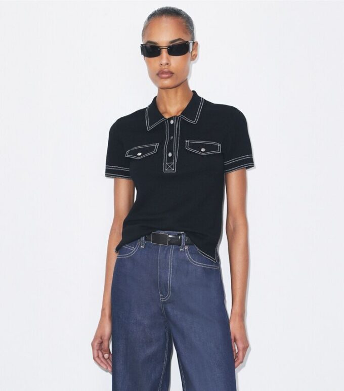 Topstitch Wool Polo Topstitch Wool Polo