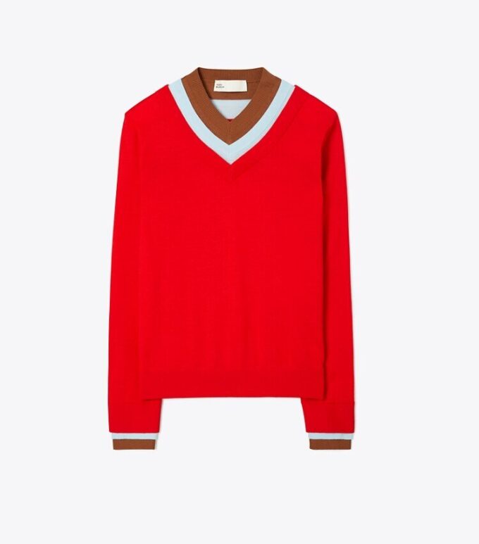 Triple Layer Colorblock Sweater Triple Layer Colorblock Sweater