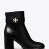 Turnlock Heeled Ankle Boot