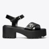 Turnlock Platform Lug Heeled Sandal Turnlock Platform Lug Heeled Sandal