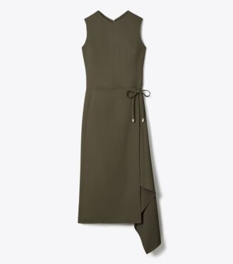 Twill Wrap Dress Twill Wrap Dress