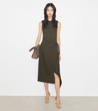 Twill Wrap Dress Twill Wrap Dress
