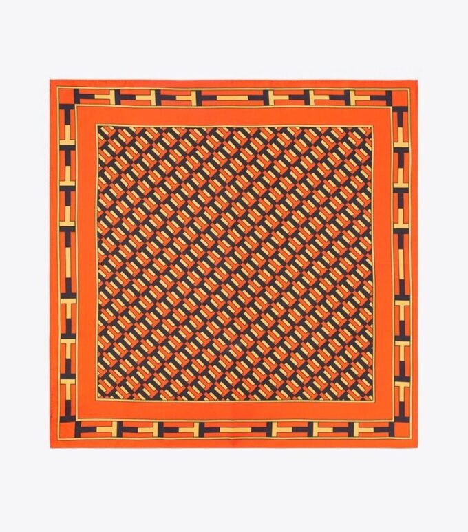 Two For T Double-Sided Silk Neckerchief