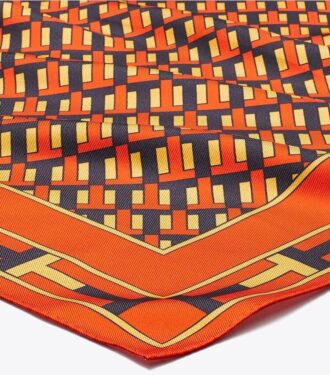 Two For T Double-Sided Silk Neckerchief