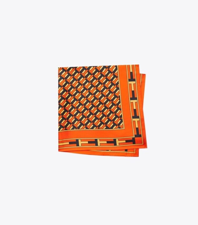 Two For T Double-Sided Silk Neckerchief