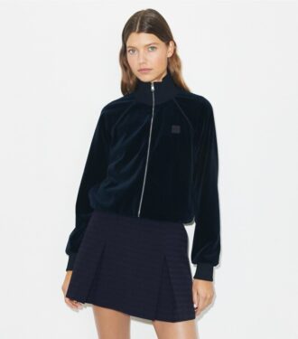 Velour Track Jacket