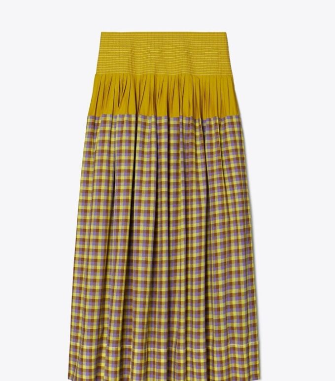 Veronica Plaid Colorblock Skirt Veronica Plaid Colorblock Skirt