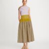Veronica Plaid Colorblock Skirt Veronica Plaid Colorblock Skirt