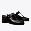 Violet T-Strap Heeled Mule Violet T-Strap Heeled Mule