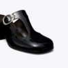 Violet T-Strap Heeled Mule Violet T-Strap Heeled Mule