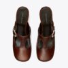 Violet T-Strap Heeled Mule Violet T-Strap Heeled Mule