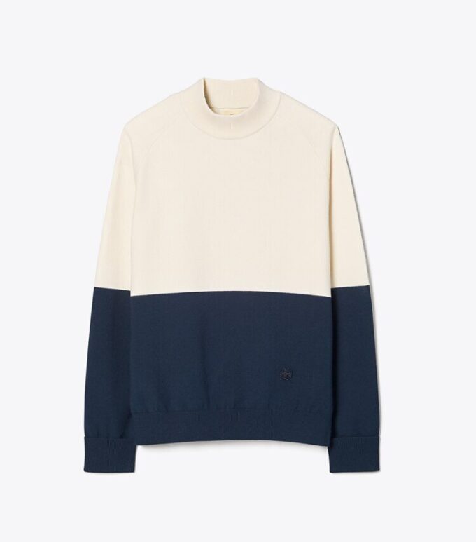 Viscose Color-Block Sweater Viscose Color-Block Sweater