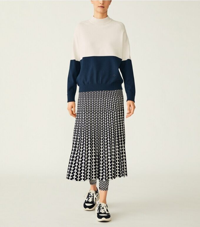 Viscose Color-Block Sweater Viscose Color-Block Sweater