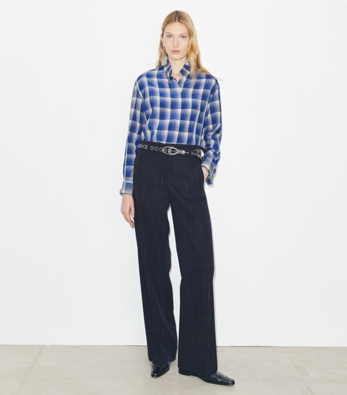 Wide-Leg Wool Pant