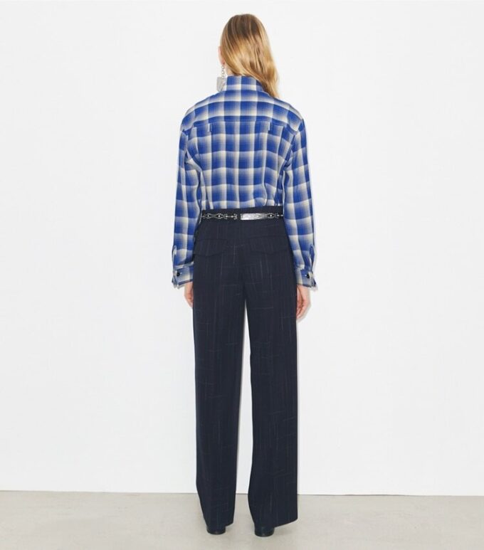 Wide-Leg Wool Pant