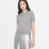 Wool And Sequin Short-Sleeved Sweater