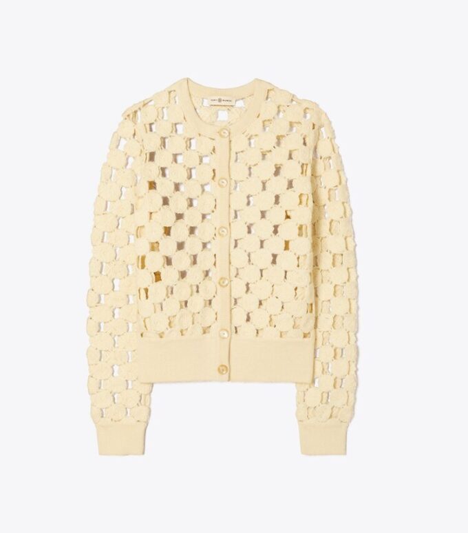Wool Guipure Cardigan Wool Guipure Cardigan