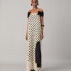 Wool Guipure Embellished Dress Wool Guipure Embellished Dress