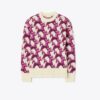 Wool Jacquard Crewneck Sweater Wool Jacquard Crewneck Sweater