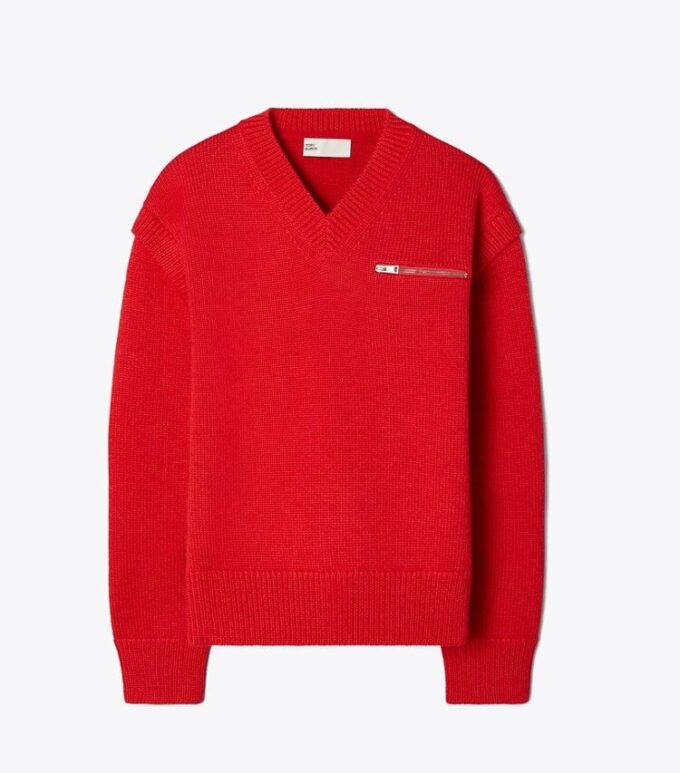Wool V-Neck Sweater Wool V-Neck Sweater