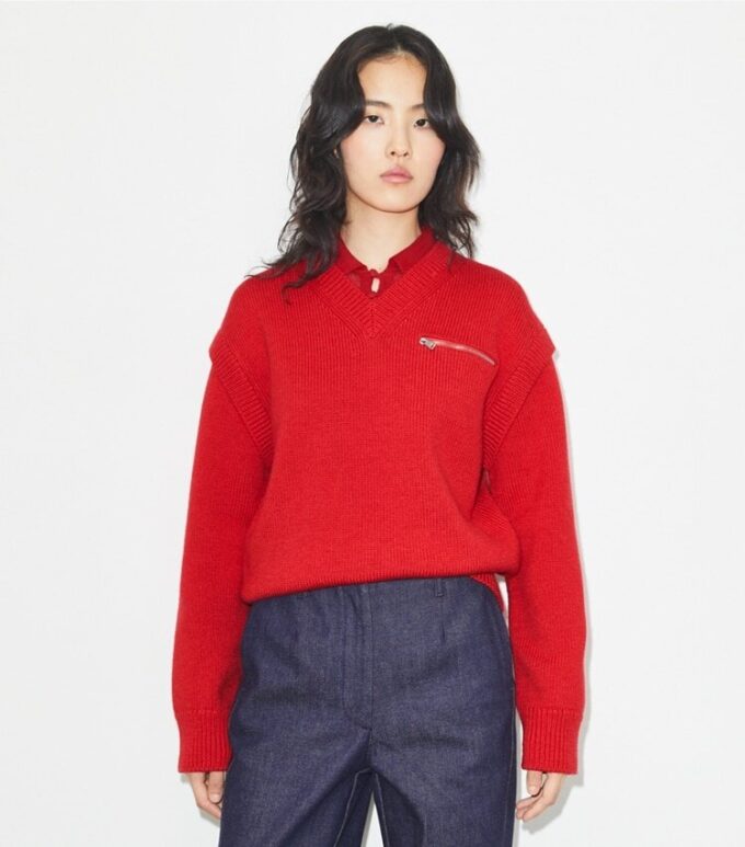 Wool V-Neck Sweater Wool V-Neck Sweater