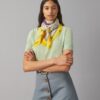World Map Wool Square Scarf World Map Wool Square Scarf