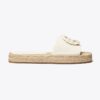 Woven Double T Espadrille Slide Woven Double T Espadrille Slide